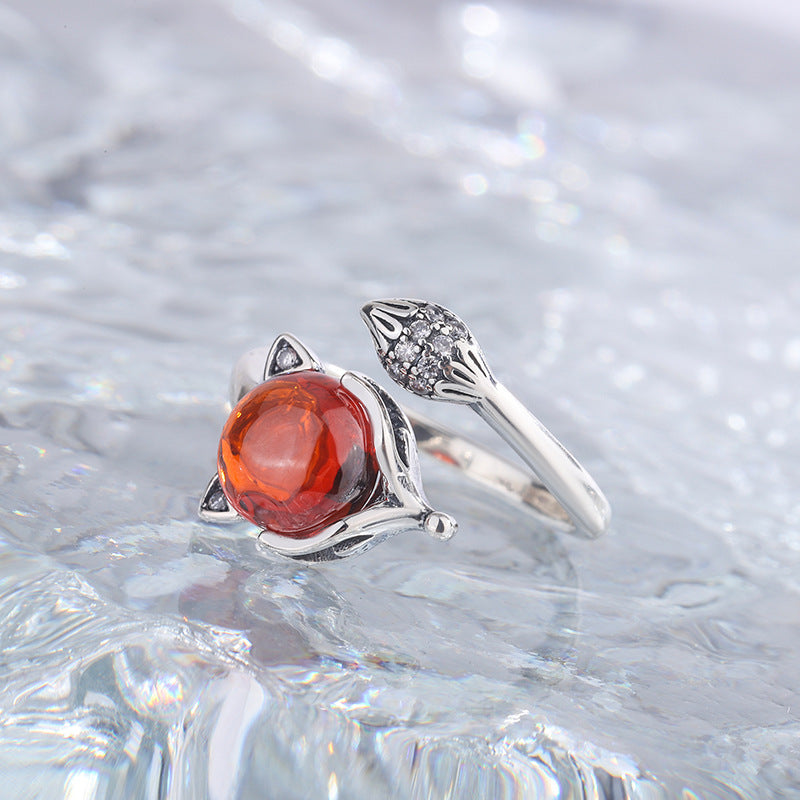 Ember Spirit Fox Ring